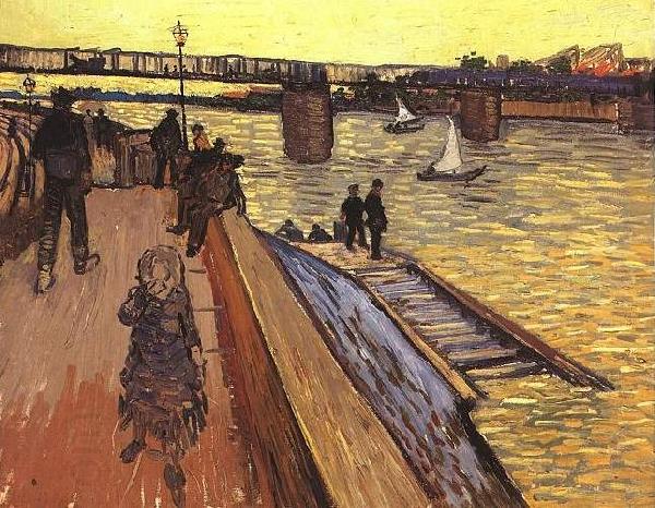 Vincent Van Gogh The Bridge at Trinquetaille China oil painting art